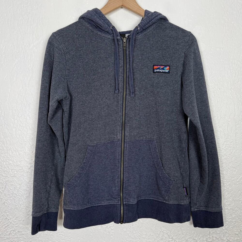 Patagonia Women's Board Short Label Lightweight Full Zip Hoodie Size Medium